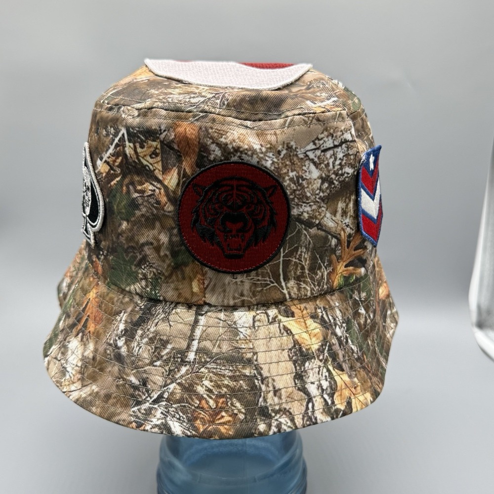 Coney Island Picnic Camo Patch Bucket Hat Urban‎ Outfitters One Size USA Patch - Picture 3 of 7